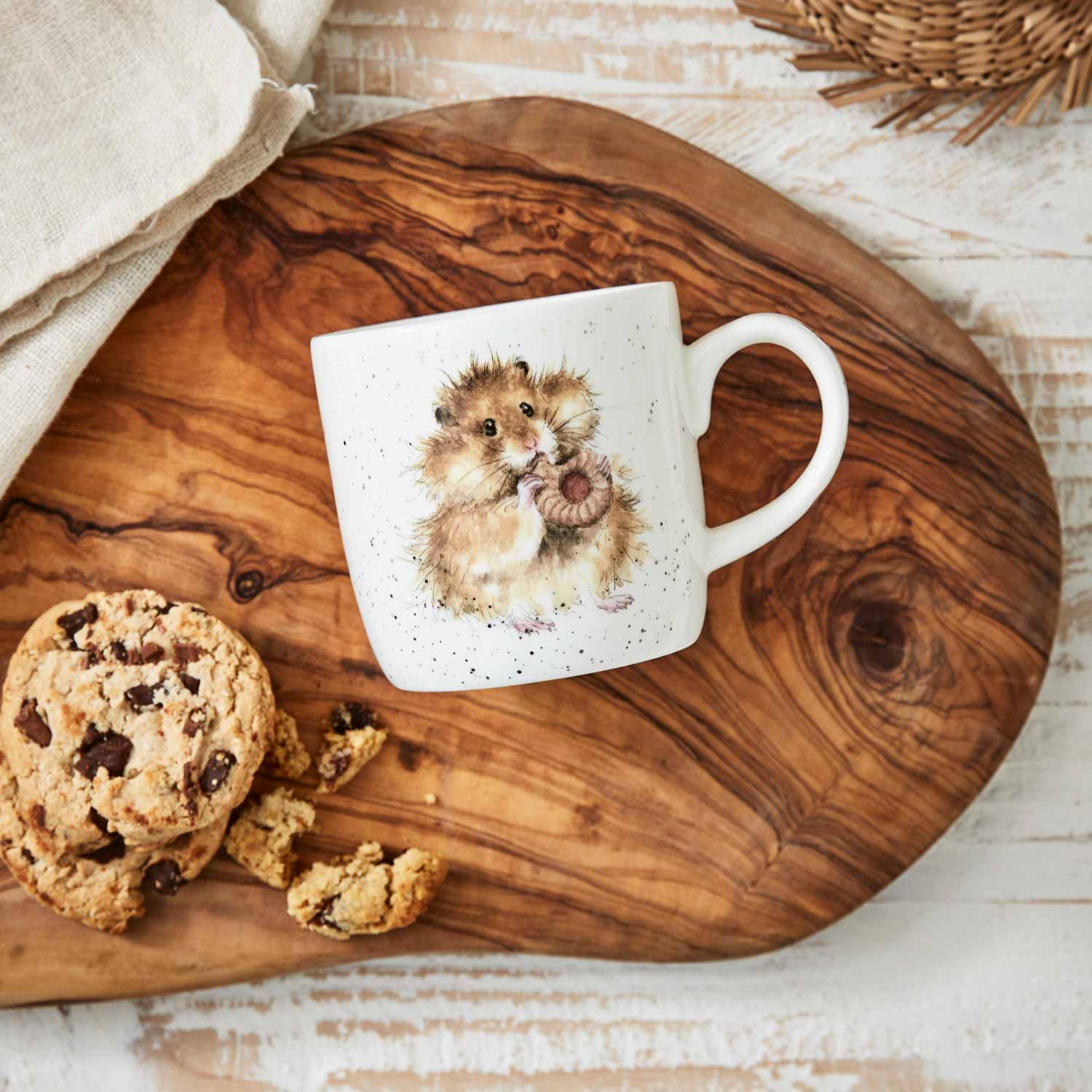 Diet Starts Tomorrow 14 Ounce Mug (Hamster) image number null